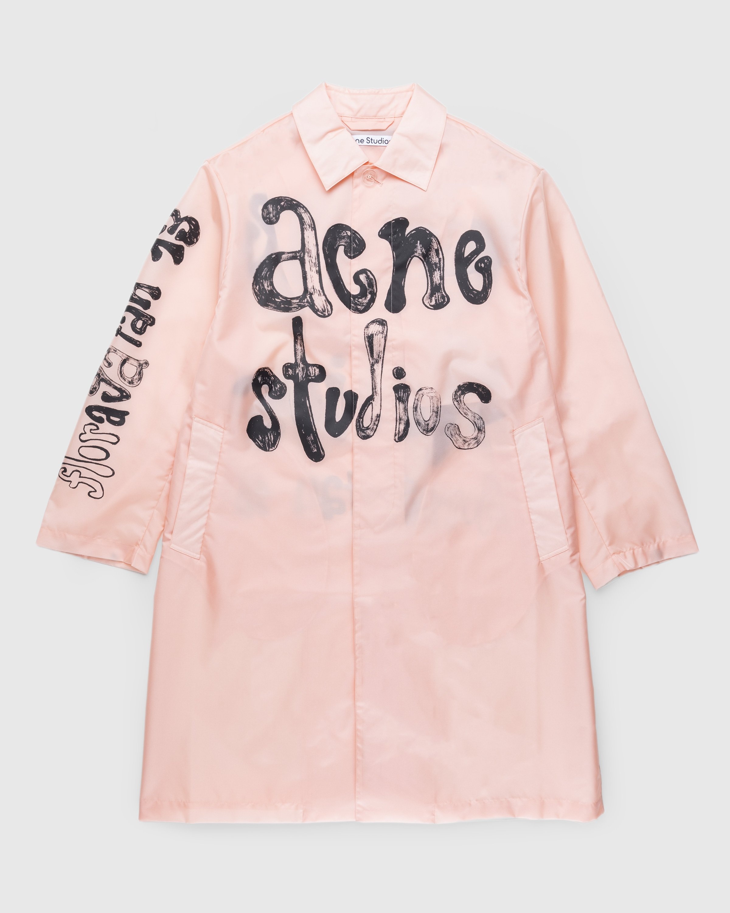 Acne studios sale pink coat